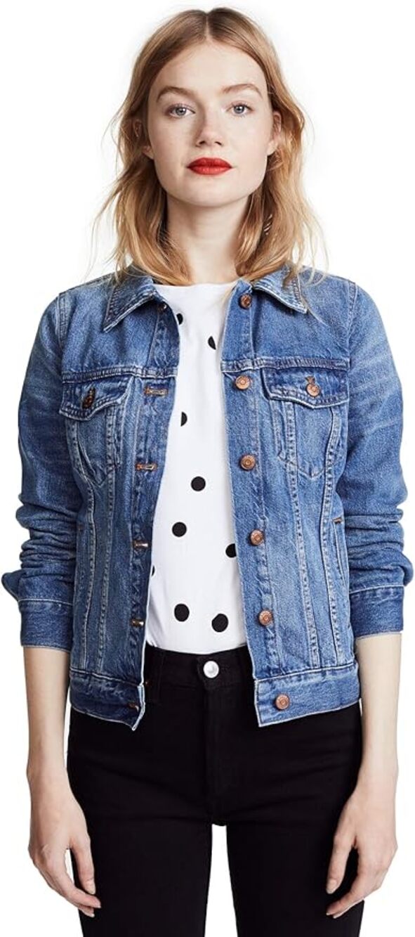 Madewell The Jean Jacket Classic Ladies Size Small Pinter Blue Medium Wash